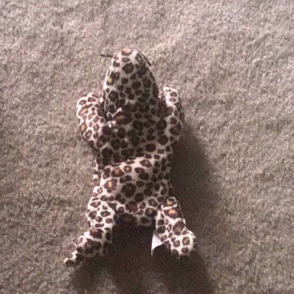 TY Freckles beanie baby leopard with tag spotted plastic hang tag - Picture 3 of 6